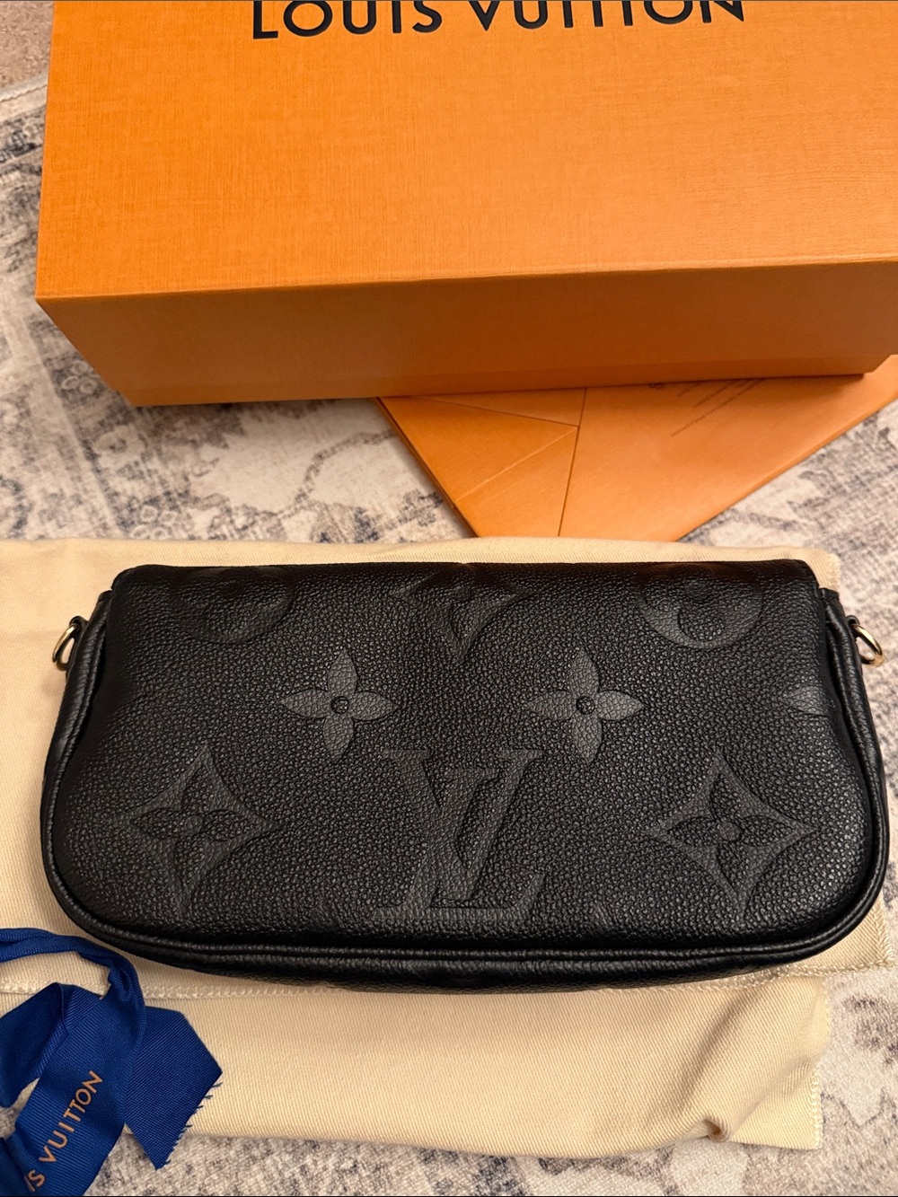 AUTHENTIC Louis Vuitton Empreinte Wallet On Chain Ivy - Picture 6 of 15